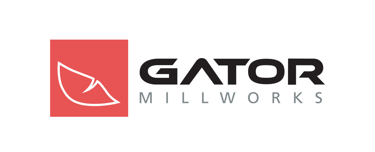 Gator Millworks logo iteration